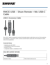 Shure RMCE-USB Guía del usuario