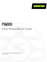 Shure PSM300 Guía del usuario