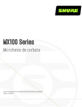 Shure MX100 Serie Manual de usuario