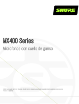 Shure MX400 Guía del usuario