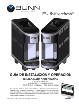 Bunn BUNN refresh® - Counter Top. Push Button - Black Guía de instalación