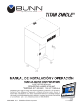 Bunn Titan® Single DBC® 120/208V Brewer Guía de instalación