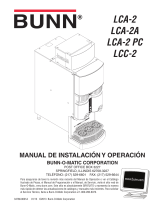 Bunn LCA-2 PC Portion Control  Guía de instalación