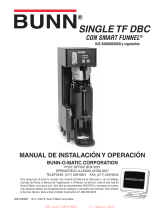 Bunn Single® TF ThermoFresh® DBC® Stainless 120V Guía de instalación