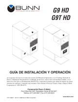 Bunn G9T HD, Tall, Interface-Dual Guía de instalación