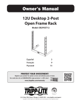 Tripp Lite 12U Desktop 2-Post Open Frame Rack El manual del propietario