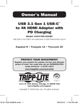 Tripp Lite U444-T6N-H4UBC El manual del propietario