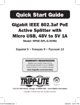 Tripp Lite NPOE-SPL-G-5VMU Guía de inicio rápido