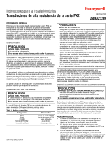 Honeywell Instrucciones para la instalación de los Transductores de alta resistencia de la serie PX2 Guía de instalación