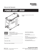 Lincoln Electric Power Wave R500 Instrucciones de operación