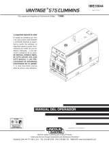 Lincoln Electric VANTAGE 575 Manual de usuario