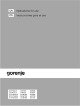 Gorenje GGW600 Manual de usuario