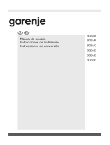 Gorenje GW641X Manual de usuario