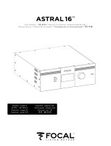 Focal Astral 16 Manual de usuario