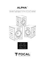 Focal Alpha 65 Manual de usuario