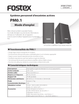 Fostex PM0.1 El manual del propietario