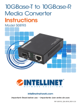 Intellinet 10GBase-T to 10GBase-R Media Converter Quick Instruction Guide