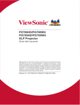 ViewSonic PX800HD Guía del usuario