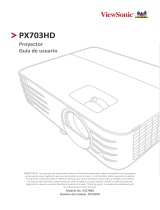 ViewSonic PX703HD-S Guía del usuario