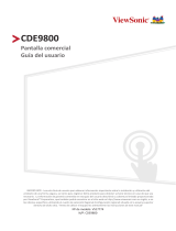 ViewSonic CDE9800 Guía del usuario