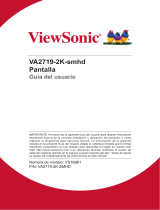 ViewSonic VA2719-2K-Smhd Guía del usuario