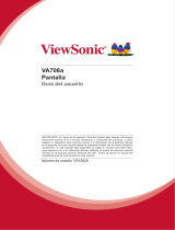 ViewSonic VA708a Guía del usuario