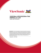 ViewSonic VG2239m-LED Guía del usuario