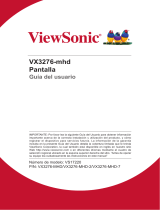 ViewSonic VX3276-MHD-S Guía del usuario