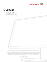 ViewSonic VP2458 Guía del usuario