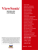 ViewSonic VP2765-LED Guía del usuario