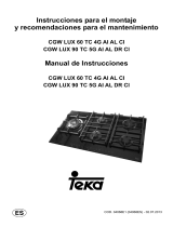 Teka CGW LUX 60 TC 4G AI AL CI Manual de usuario