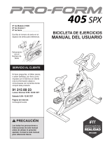 Pro-Form 405 SPX El manual del propietario