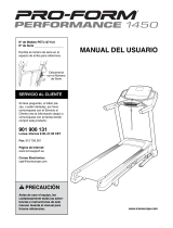Pro-Form Performance 1450 El manual del propietario