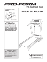Weslo Cadence C 8 Treadmill El manual del propietario