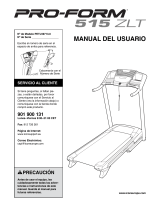 Pro-Form 515 Zlt Treadmill El manual del propietario