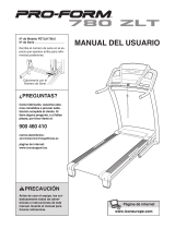 Pro-Form 780 Zlt Treadmill El manual del propietario