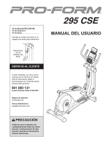 Pro-Form 295 CSE El manual del propietario