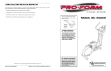 ProForm 1150 RXW El manual del propietario