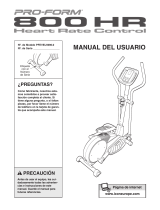 Pro-Form 800 HR El manual del propietario