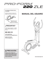 Pro-Form 220 Zle Elliptical El manual del propietario
