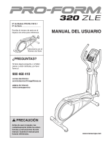 Pro-Form 320 ZLE El manual del propietario
