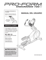 Pro-Form endurance 720 e El manual del propietario