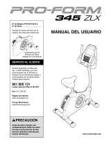Pro-Form 345 ZLX El manual del propietario