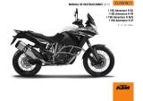 KTM 1190 Adventure R 2013 El manual del propietario