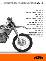 KTM 400 EXC 2011 El manual del propietario