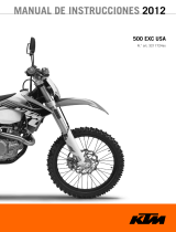 KTM 500 EXC 2012 El manual del propietario