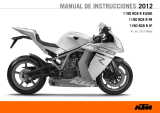 KTM 1190 RC8 R JP 2012 El manual del propietario