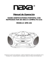 Naxa NPB-245 El manual del propietario