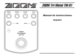 Zoom Tri Metal TM-01 Manual de usuario