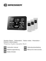 Bresser 7000023 - Thermo Hydro Quadro NLX El manual del propietario
